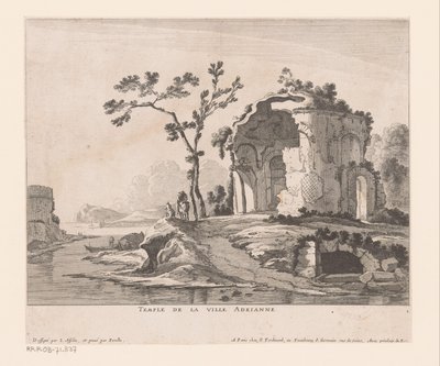 Ruínas da Villa Adrianne
Temple de la Ville Adrianne (título sobre o objecto) de Nicolas Perelle