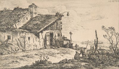 Paisagem Rústica, 1772., 1772. de Nicolas Perignon