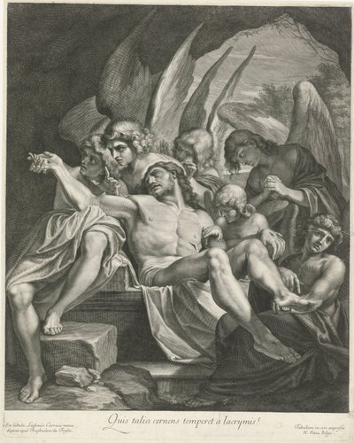 O sepultamento de Cristo pelos anjos de Nicolas Pitau (I)