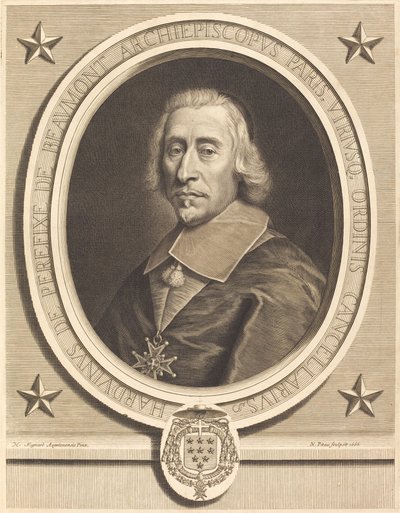 Beaumont Perefixe de Nicolas Pitau I after Pierre Mignard I