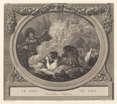 A jarra de leite de Nicolas Ponce after Jean Honoré Fragonard