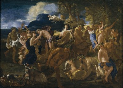 Bacanal ou Baco e Ariadne de Nicolas Poussin