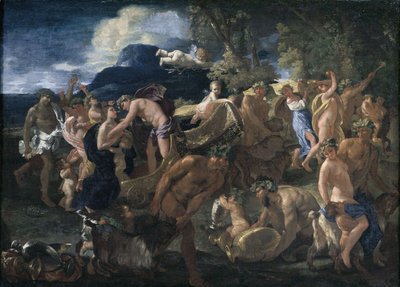 Bacanal ou Baco e Ariadne de Nicolas Poussin