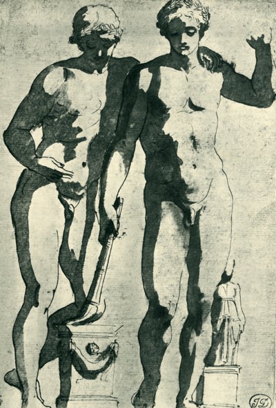 Castor e Pollux, c1628, 1943. de Nicolas Poussin