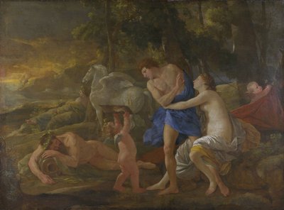 Cefalo e Aurora, c.1630 (óleo sobre tela) de Nicolas Poussin