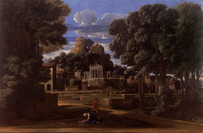 Paisagem com as cinzas de phocion de Nicolas Poussin