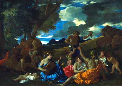 O Grande Bacanal, 1627-1628 de Nicolas Poussin