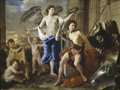 O triunfo de David de Nicolas Poussin