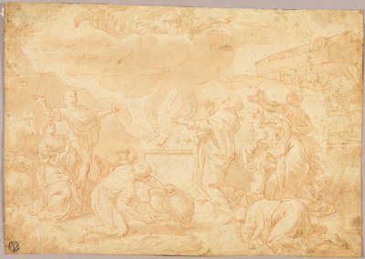 O sacrifício de Noé de Nicolas Poussin