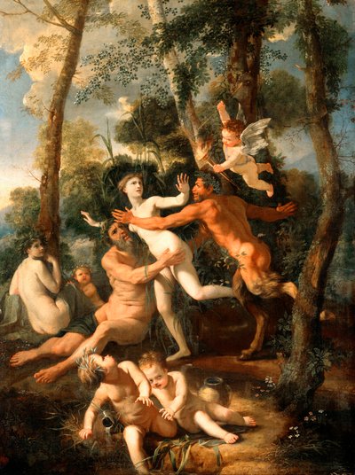 Pan e Syrinx de Nicolas Poussin