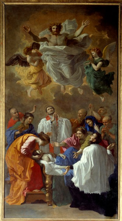 São Francisco Xavier relembra a filha de um morador de Cangoxima no Japão São Francisco Xavier de Nicolas Poussin