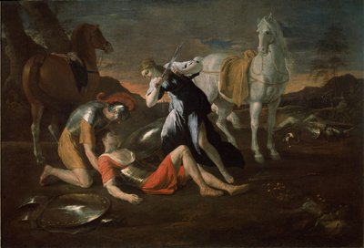 Tancred e Erminia, 1631 de Nicolas Poussin