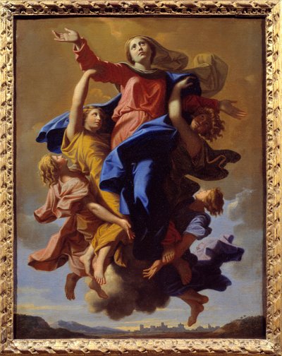 A Assunção da Pintura Virgem de Nicolas Poussin de Nicolas Poussin