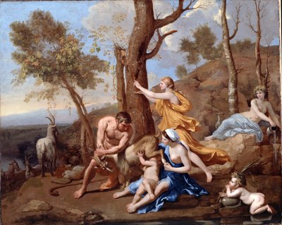 A criação de Júpiter de Nicolas Poussin
