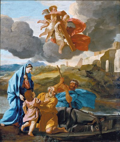O retorno da Sagrada Família do Egito de Nicolas Poussin