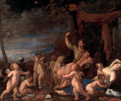 O Triunfo de Ovídio (óleo sobre tela) de Nicolas Poussin