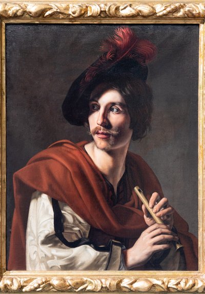 Tocador de flauta de Nicolas Tournier