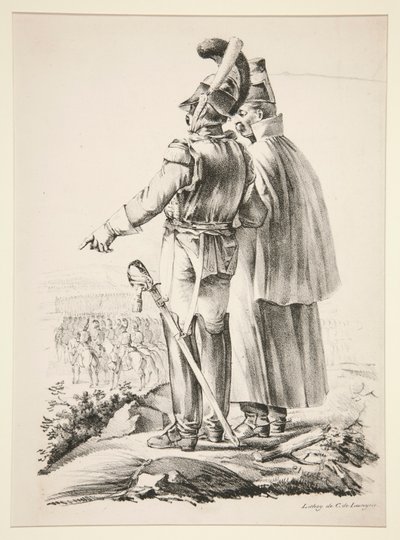 Dois Cuirassiers a pé de Nicolas Toussaint Charlet