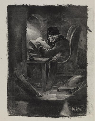 Ensaio à maneira negra (um geógrafo) de Nicolas Toussaint Charlet