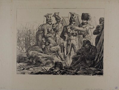 Lanceiros no Bivouac de Nicolas Toussaint Charlet