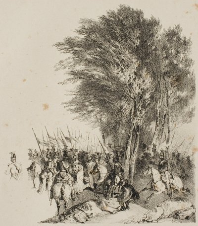 Lanceiros em Março de Nicolas Toussaint Charlet