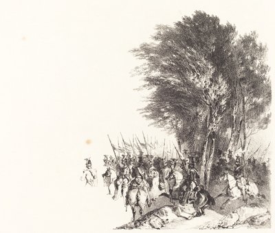 Lanceiros em março de Nicolas Toussaint Charlet