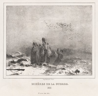Alfabeto moral e filosófico para o uso de crianças pequenas e grandes: misérias da guerra (1812) de Nicolas Toussaint Charlet