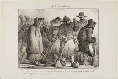Escola para varredores de rua de Nicolas Toussaint Charlet