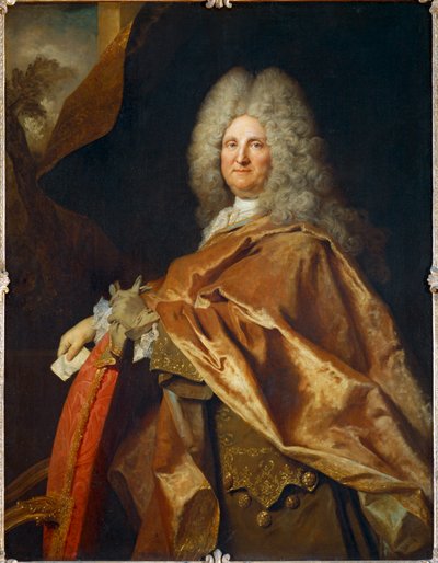 Retrato de um homem ... de Nicolas de (workshop) Largilliere