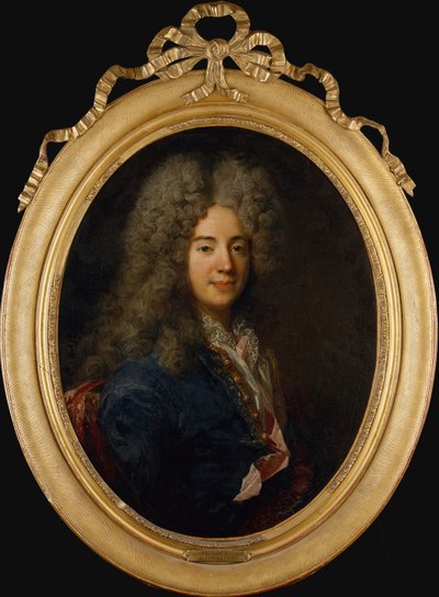 Retrato de um cavalheiro (óleo sobre tela) de Nicolas de Largillière