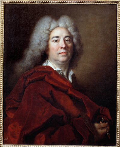 Auto-retrato. Pintura de Nicolas De Largilliere (1656-1746) de Nicolas de Largillière
