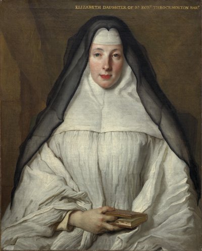 Elizabeth Throckmorton, Canoness of the Order of the Dames Augustines Anglaises, 1729. de Nicolas de Largillière
