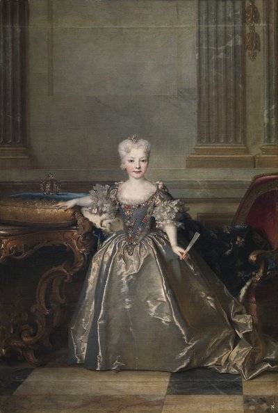 Infanta Mariana Vitória da Espanha, 1724 de Nicolas de Largillière