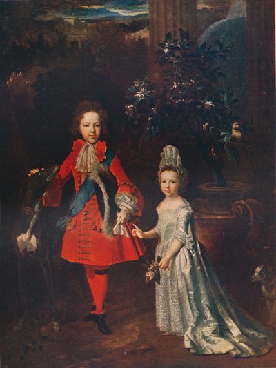 James Francis Edward Stuart 1688-1765, Louisa Maria Theresa Stuart 1692-1712, 1695, 1911 de Nicolas de Largillière
