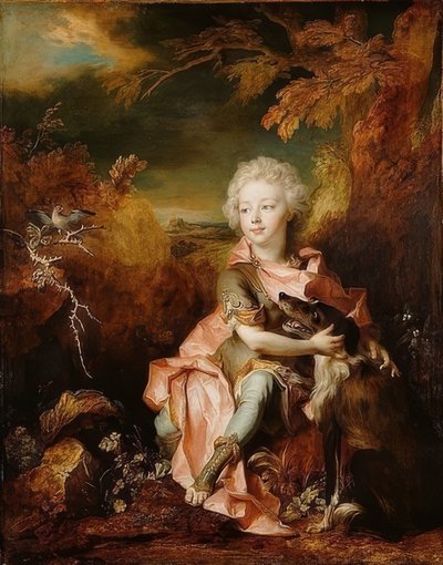 Retrato de um menino em traje. Por volta de 1710-1714 de Nicolas de Largillière