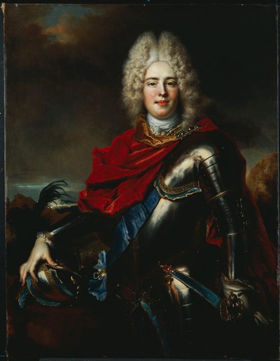 Retrato de Frederico Augusto II da Saxônia de Nicolas de Largillière