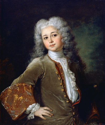 Retrato de um jovem com uma peruca de Nicolas de Largillière
