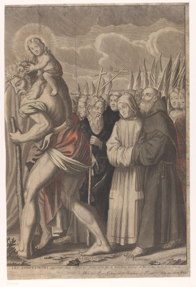 Procissão triunfante de Cristo com figuras do Antigo e do Novo Testamento
Le triomphe de Jesus Christ (título sobre o objecto) de Nicolas de Larmessin (I)