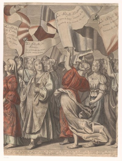 Procissão Triunfal de Cristo com Figuras do Antigo e do Novo Testamento (Parte Três) O triunfo de Jesus Cristo (título no objeto) de Nicolas de Larmessin (I)