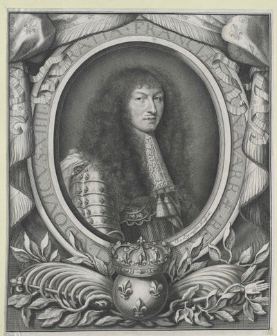 Rei de França Luís XIV (gravura) de Nicolas de Larmessin