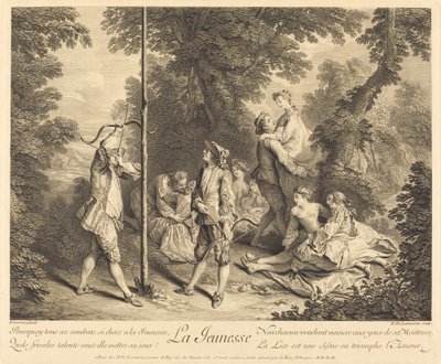 La jeunesse de Nicolas de Larmessin IV after Nicolas Lancret
