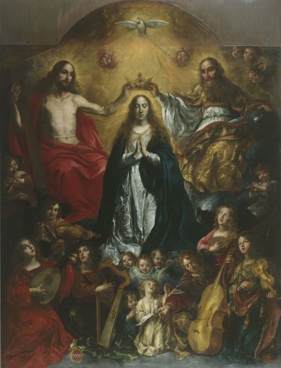 A coroação de Maria de Nicolas de Liemaker