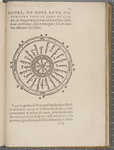 Fol 23 recto, The Navigation of King James V, Round Scotland, as Ilhas Orkney e os Hebrids ou Western Isles: Sob a Condução daquele excelente piloto Alexander Lindsay de Nicolas de Nicolay