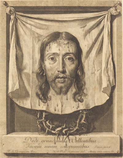 O Véu de Santa Verônica de Nicolas de Plattemontagne after Philippe