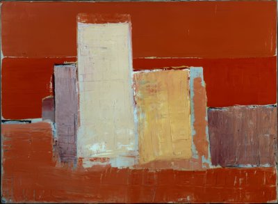 Rote Landschaft von Nicolas de Staël