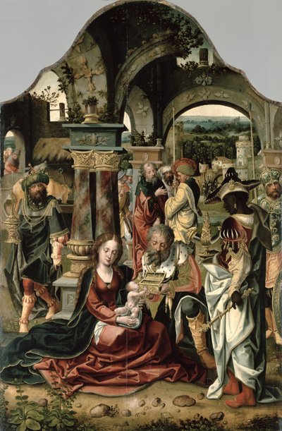 A Adoração dos Magos de Nicolaus van Aelst