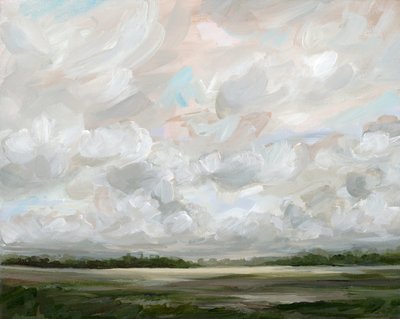 Paisagem serena com nuvens de Nicole Walsh