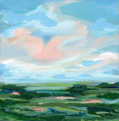 Paisagem serena em tons pastel de Nicole Walsh