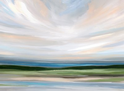 Paisagem abstrata e tranquila de Nicole Walsh