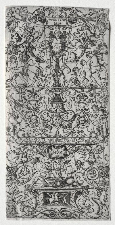 Painel Ornamental: Marte, Deus das Batalhas de Nicoletto da Modena